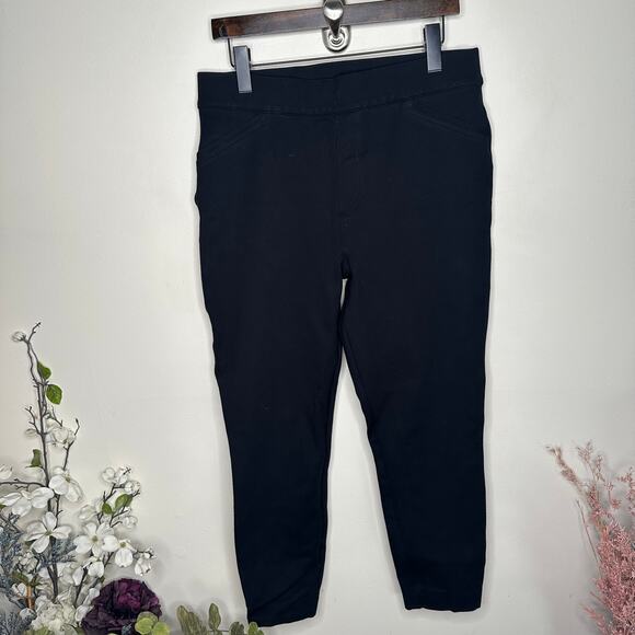 SPANX The Perfect Pant Black Skinny Back Seam Sz XL {3O11} - Picture 2 of 6